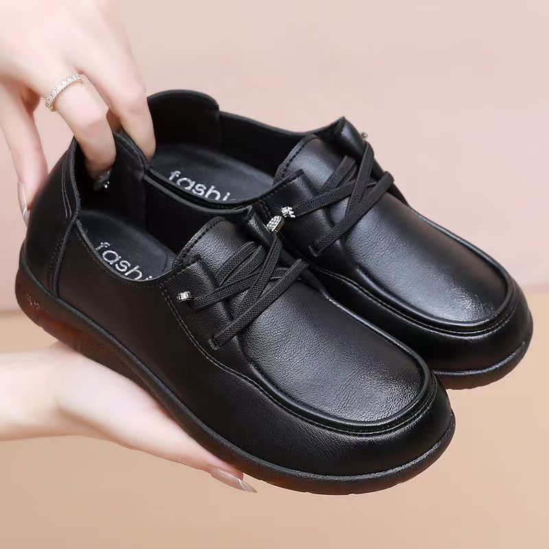 Women Spring Autumn New Flat s - Leather Work Flats Women recension och pris