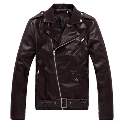 Men Vintage Faux Leather Motor - Leather Work Jacket Mens recension och pris