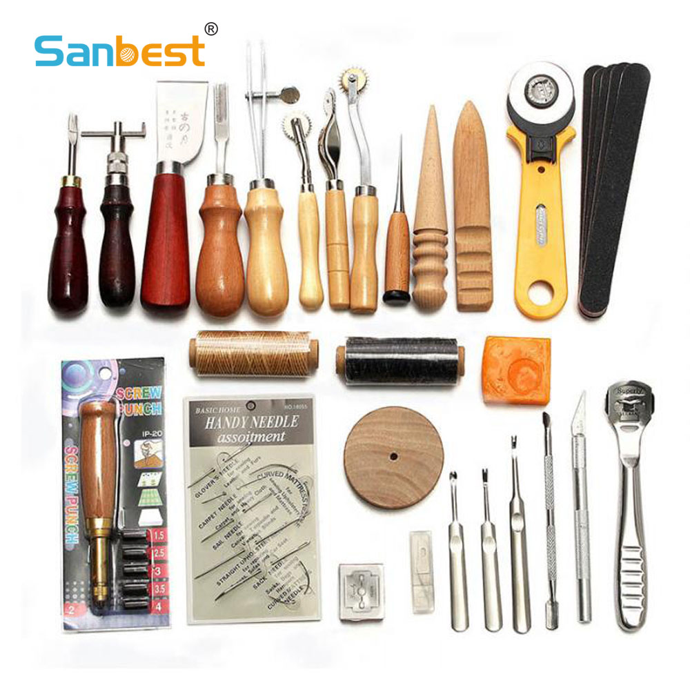 Sanbest Professional Leather C - Groover Stitching Tool recension och pris