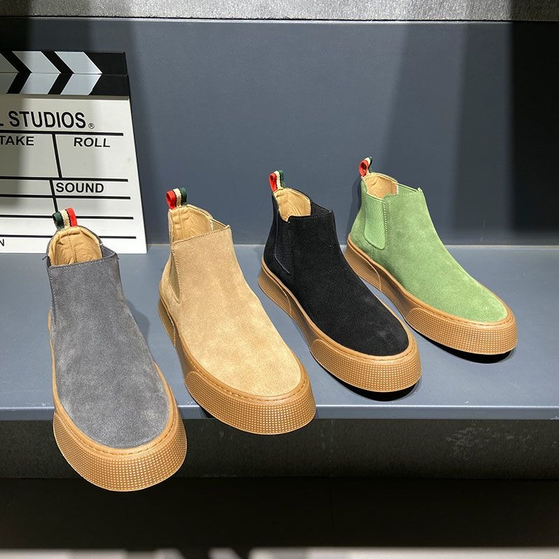2026 Autumn Winter Men Chelsea - Leather Work Boots recension och pris