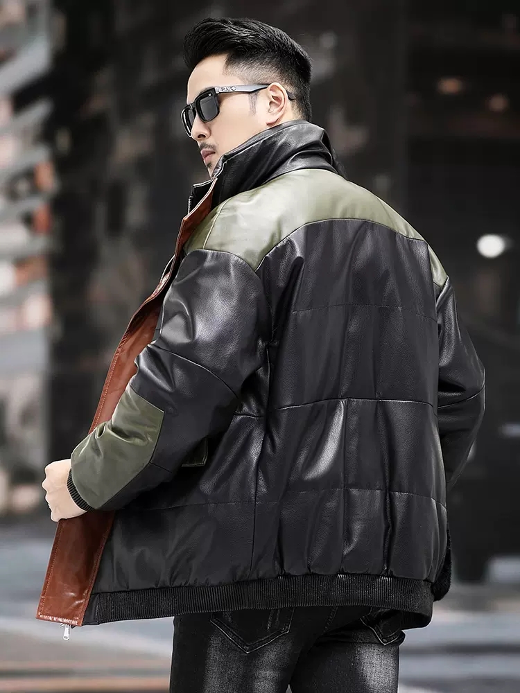 Big Pockets Work Down Jacket M - Leather Work Jacket Mens recension och pris