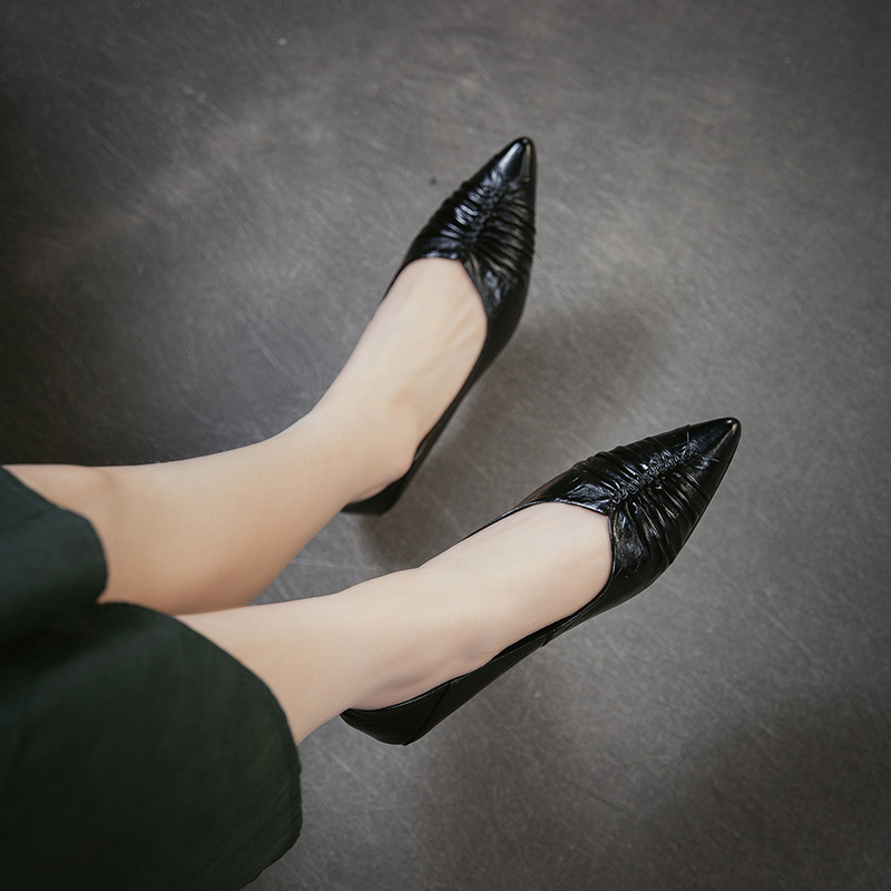 Genuine Leather Office Work Sh - Leather Work Outfit recension och pris