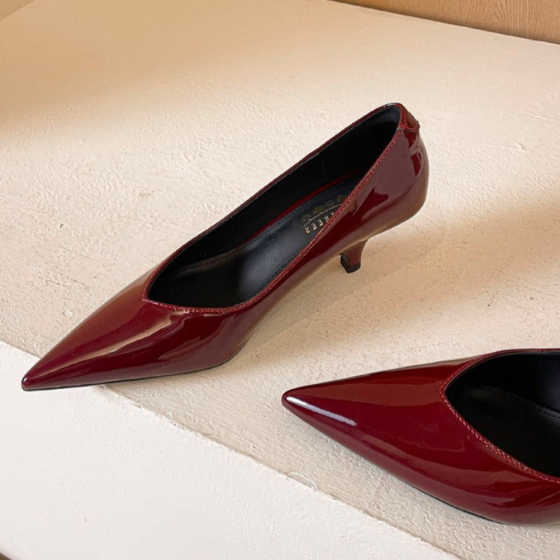 Women Comfortable 5cm High Hee - Leatherwork Designs recension och pris