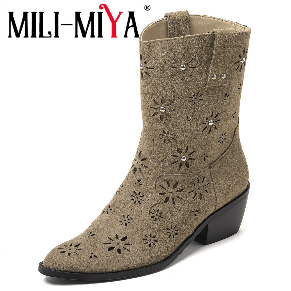 MILI-MIYA 2026 Women Western C - Leather Work Outfit recension och pris