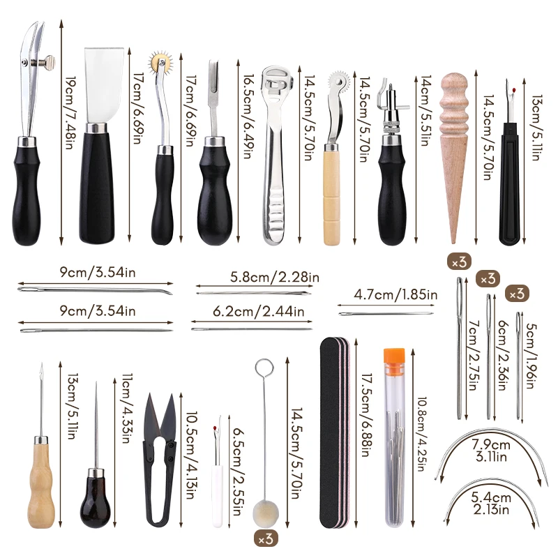 KRABALL Professional Leather C - Groover Stitching Tool recension och pris
