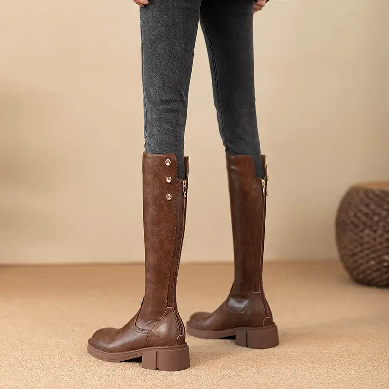 Autumn Winter Middle Heel Ladi - Leatherwork Designs recension och pris